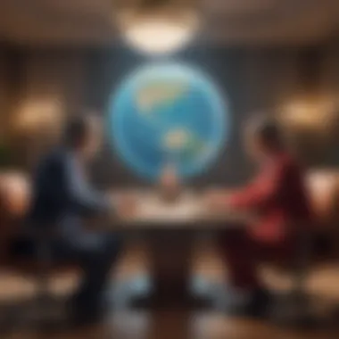 Global Diplomacy Satire Political satire on global diplomacy