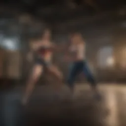 Dynamic core engagement exercise