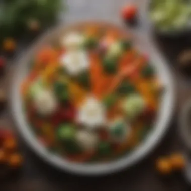 Seasonal Vegetable Delight A beautifully arranged Magnolia Table dish featuring seasonal vegetables.