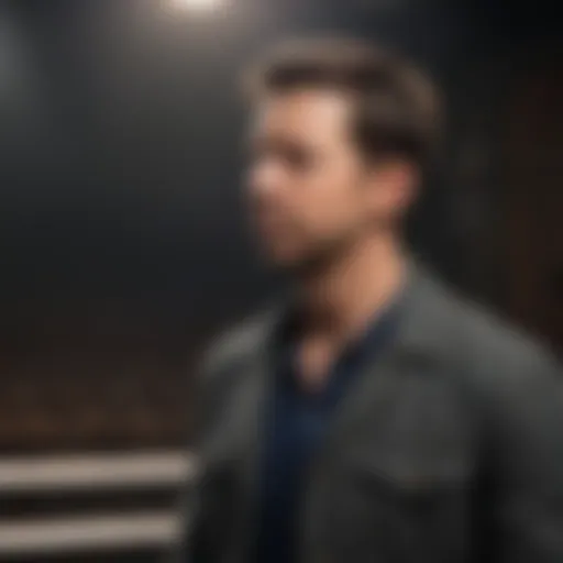 Sean Hayes performing on stage