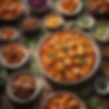 Diverse Dishes Featuring Sweet Potatoes A spread of diverse sweet potato-based dishes, illustrating their versatility in modern cuisine.