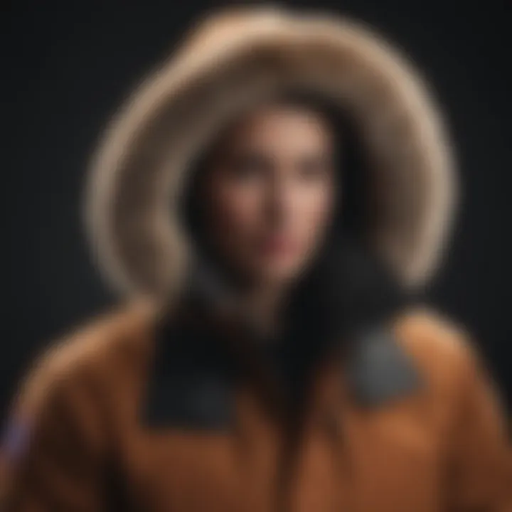 Luxurious Canada Goose coat showcasing premium craftsmanship