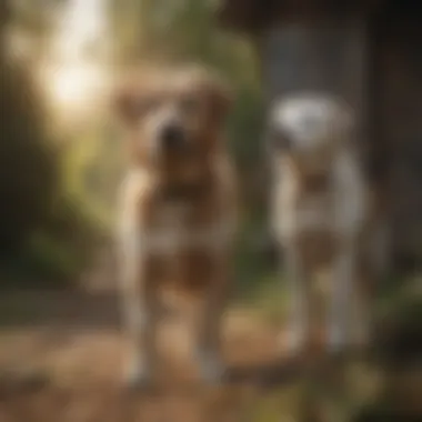 Guardian Protector The Farmer Dog alerting the farmer of intruders
