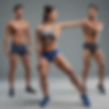 Targeted Muscle Groups in Stretching Illustration of muscle groups targeted during stretching