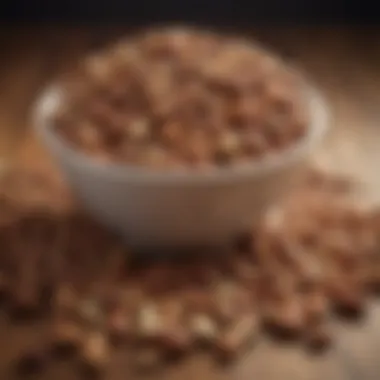 A bowl filled with nuts and seeds highlighting healthy fats