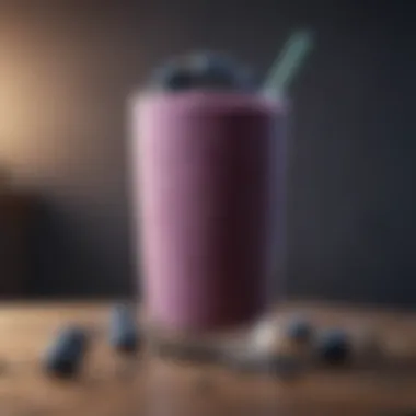 Blueberry and Chia Seed Smoothie