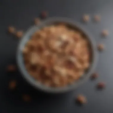 A close-up of a bowl filled with nuts and seeds, showcasing polyphenol-rich options