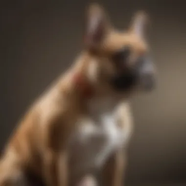 Elegant French Bulldog Elegant French Bulldog showcasing its playful nature