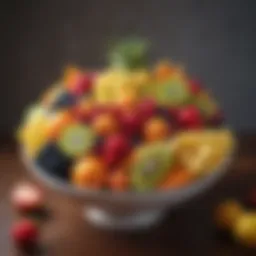 A vibrant assortment of fruits known for easing menstrual discomfort.