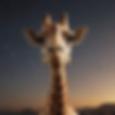 Geoffrey the Symbol of Nostalgia and Joy Geoffrey the Giraffe symbolizing nostalgia and joy