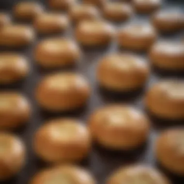 Perfectly Baked Golden-Brown Biscuits Golden-brown biscuits fresh from the oven