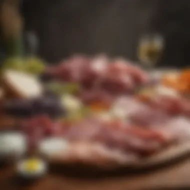 Sumptuous Gourmet Charcuterie Display Gourmet Charcuterie Platter with Cold Cut Turkey
