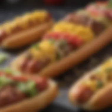 Gourmet Hot Dog Toppings Variety