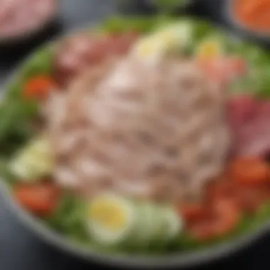 Nutrient-Packed Turkey Salad Creation Healthy Cold Cut Turkey Salad Bowl