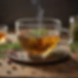 Herbal tea with soothing properties