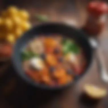 Nutrition for Endurance Colorful and nutritious meal set for optimal runner's diet