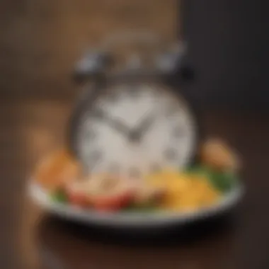 Strategic Meal Timing A clock representing meal timing and its impact on metabolism.