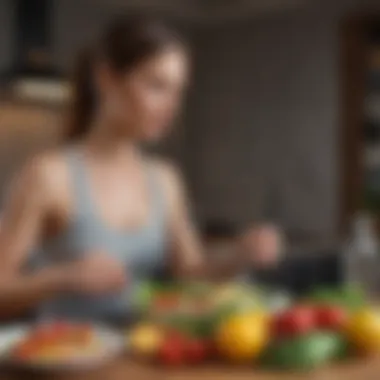 Nourishing the Body Balanced meal preparation showcasing healthy nutrition