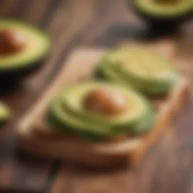 Healthy Fats in Avocado for Cognitive Health Avocado Slices on Whole Grain Toast