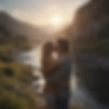 Embracing New Horizons A serene landscape symbolizing new beginnings
