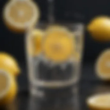 Zesty lemon water to boost energy during fasting