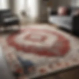 Elegant Kelly Clarkson inspired rug showcasing modern design