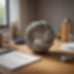 A serene workspace showcasing the Knot Name Change Kit materials.