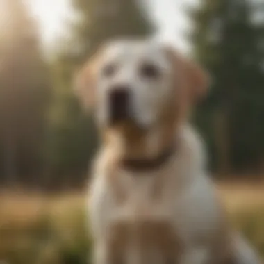 Majestic Labrador Retriever Majestic Labrador Retriever in a serene setting