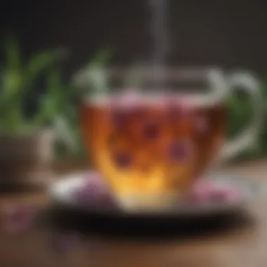 Floral Herbal Tea Infusion