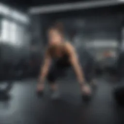 Dynamic workout session in a gym setting