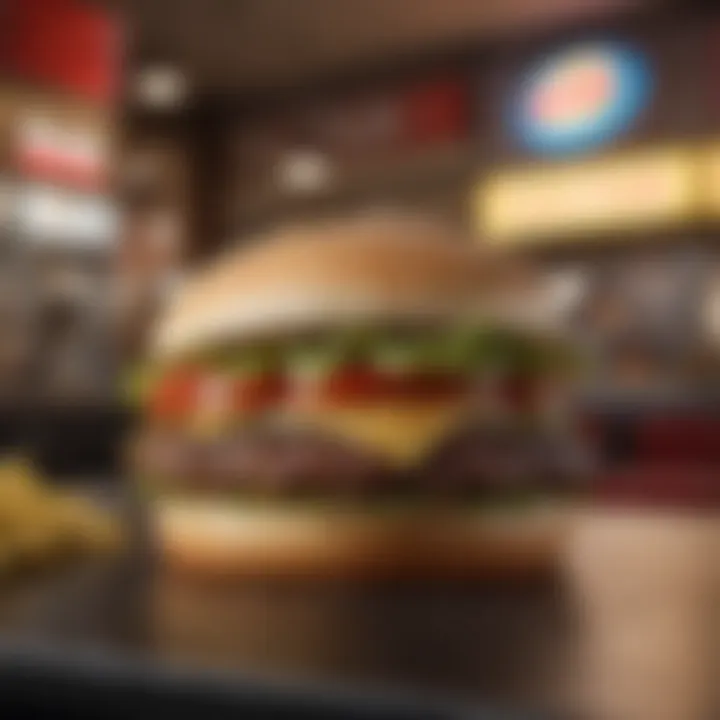 Burger King's Luxe Vegas Whopper presentation