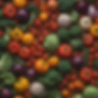 Nutrient-Dense Vegetables for Migraine Relief Colorful array of migraine-friendly vegetables