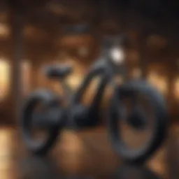 Elegant design of Myx bike in a contemporary setting