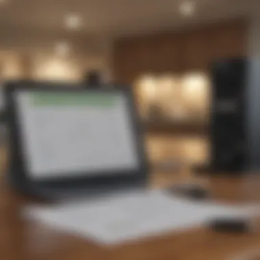 Completing Your Job Application Job application form with a computer and a notepad
