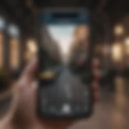 Visual representation of multiple Instagram accounts on a smartphone screen