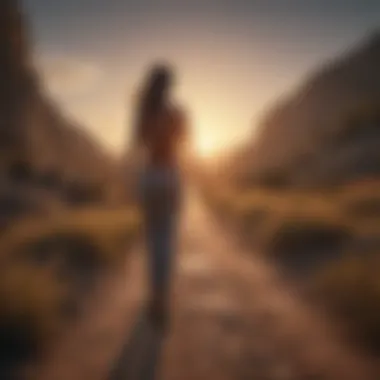 Journey Towards Healing A path leading towards a brighter horizon