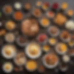 A vibrant spread of nutrient-dense breakfast foods