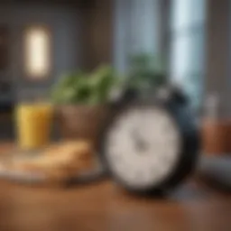 Illustration of various intermittent fasting schedules and their benefits