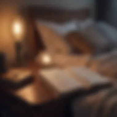 Cozy Night Read Illuminated book on bedside table