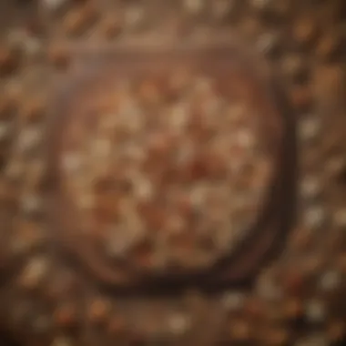 Nuts and seeds mix on a rustic wooden table