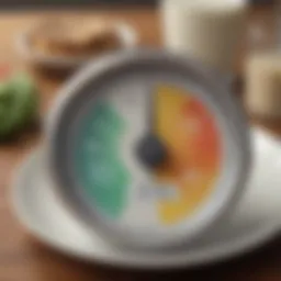 Illustration depicting various caloric intake levels for intermittent fasting