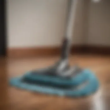 Modern microfiber mop for hardwood floor