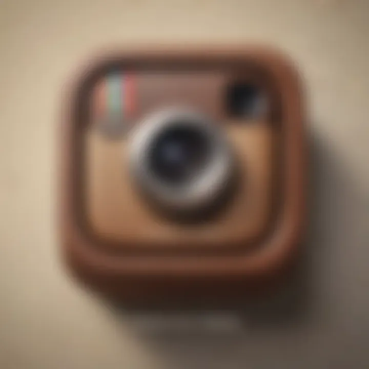 Elegant typographic design showcasing Instagram bio optimization