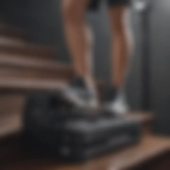 Perfecting form on stair step machine