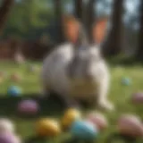 Playful Bunny Easter Egg Hunt