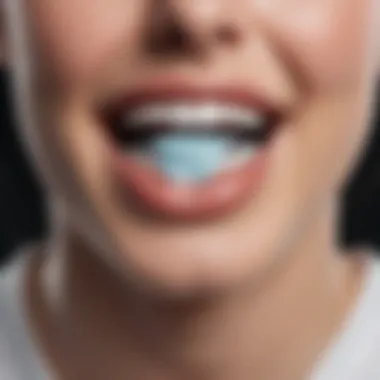Sleek Design of Premium Fluoride Toothpaste Elegant Minimalist Design of Premium Fluoride Toothpaste