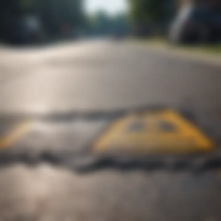 Funny Road Rage Sign - Caution: Potholes and Punchlines