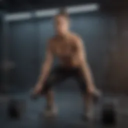 Dynamic workout session highlighting various exercise forms