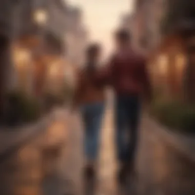 Romantic Evening Stroll A scenic sunset walk for two