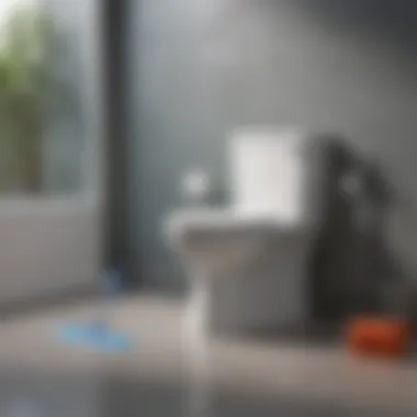 Setting New Standards for Toilet Cleanliness Pristine toilet environment ensured by Looeegee toilet squeegee